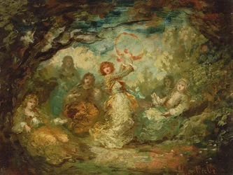 Tanzende Zigeuner, 19. Jahrhundert